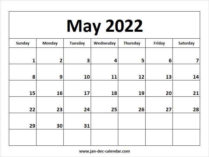 Pick Calendar 2022 Malayalam May