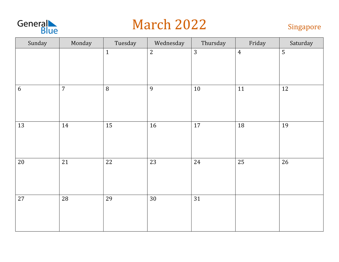 Pick Calendar 2022 March Month