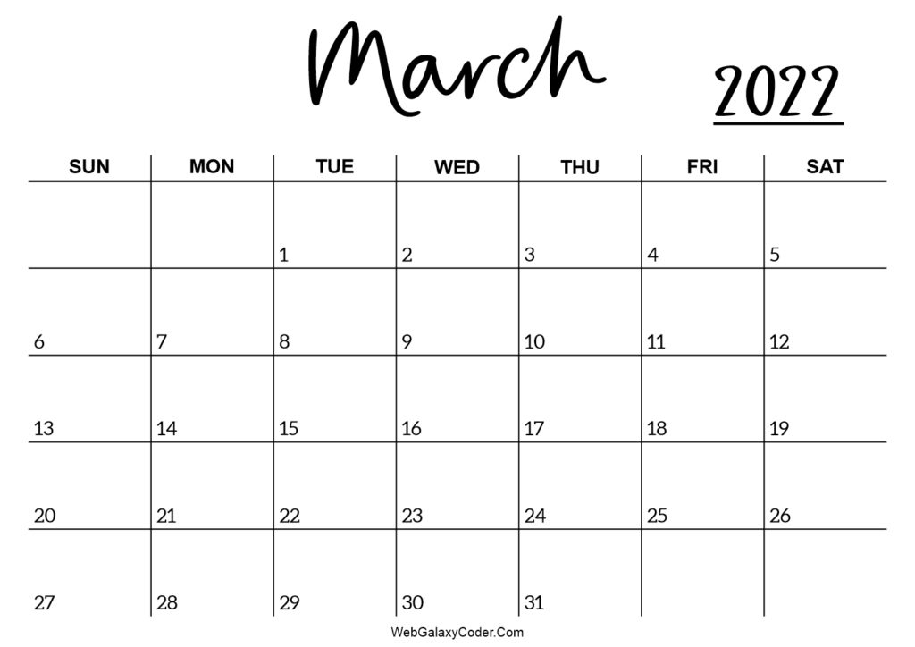 Pick Calendar 2022 March With Festivals