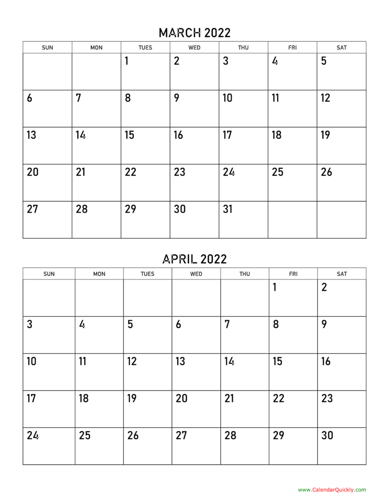 Pick Calendar April 30 2022