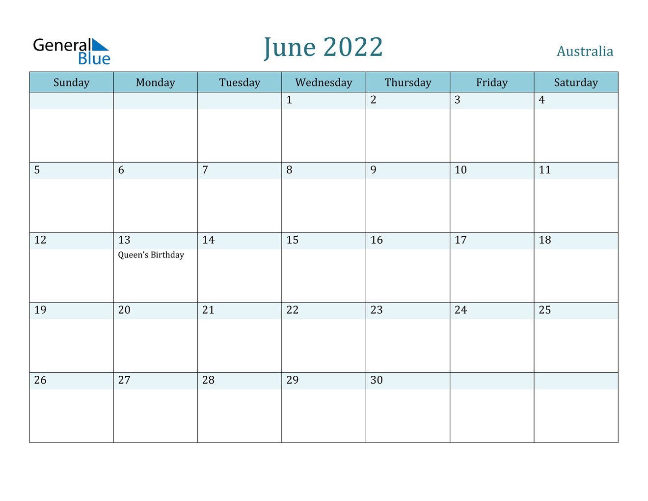 Pick Calendar Dates For June 2022