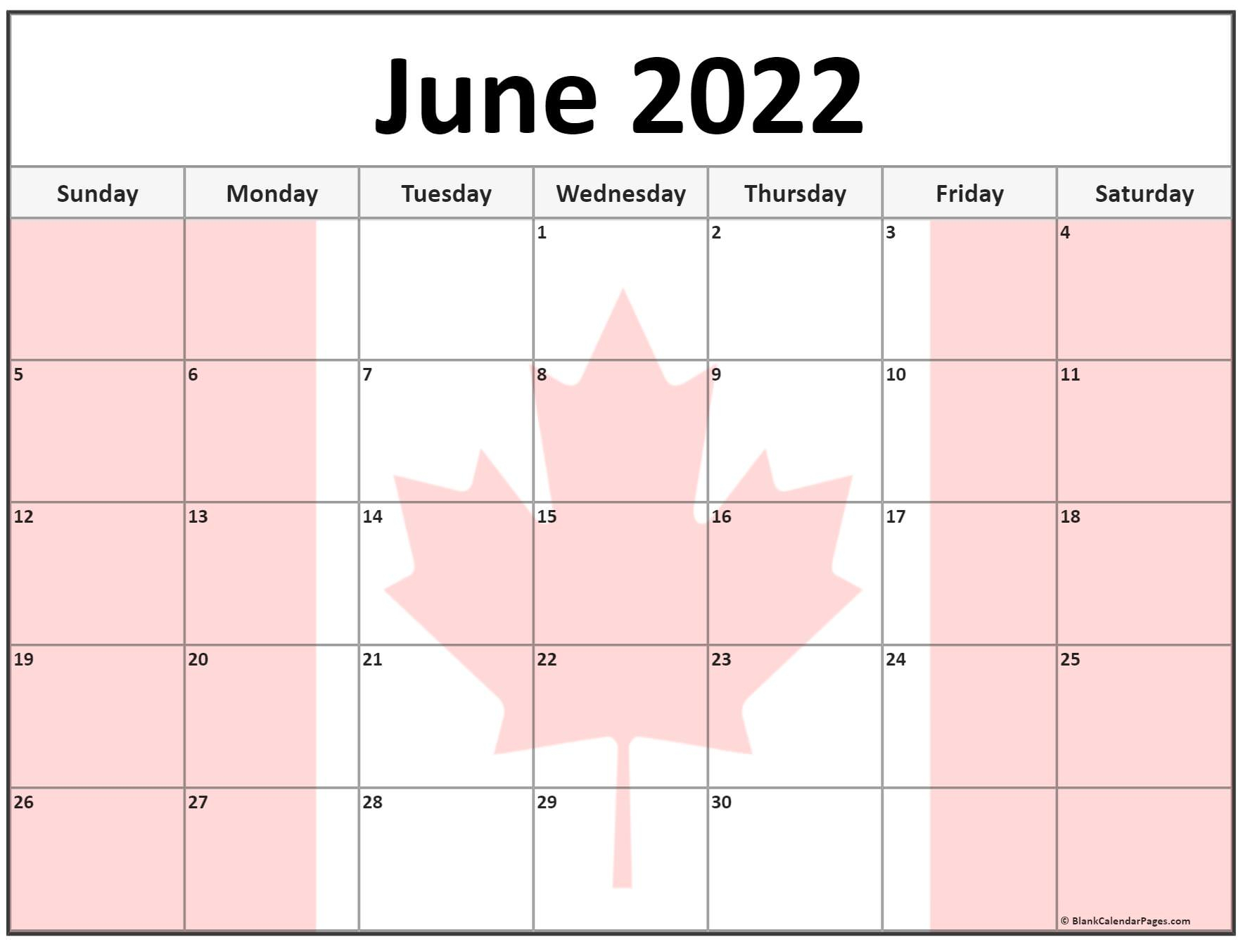 Pick Calendar For 2022 June