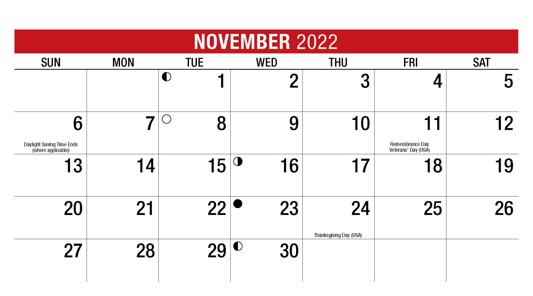Pick Calendar January 2022 Canada