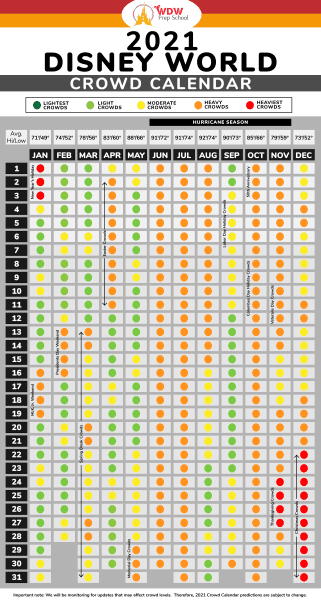 Pick Disney Crowd Calendar May 2022