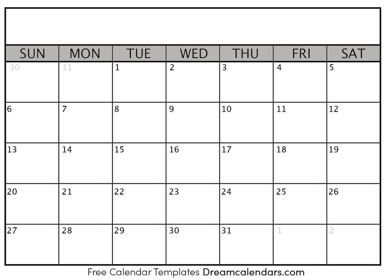 Pick Free Printable Monthly Calendar With Lines No Download Required