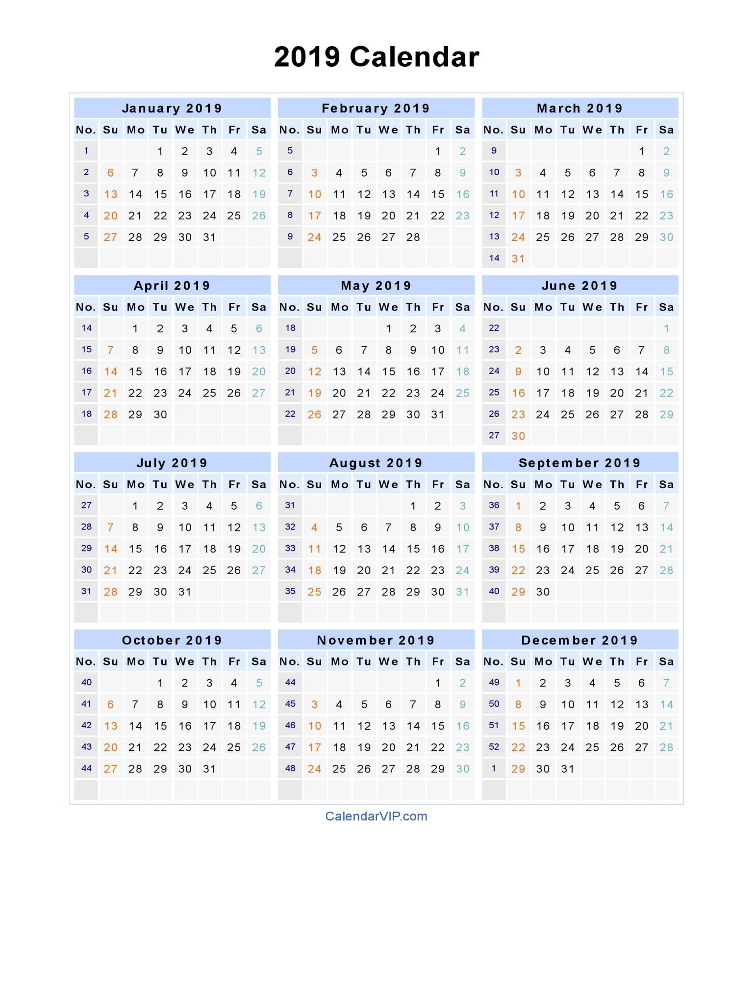 Pick General Blue Calendar June 2022