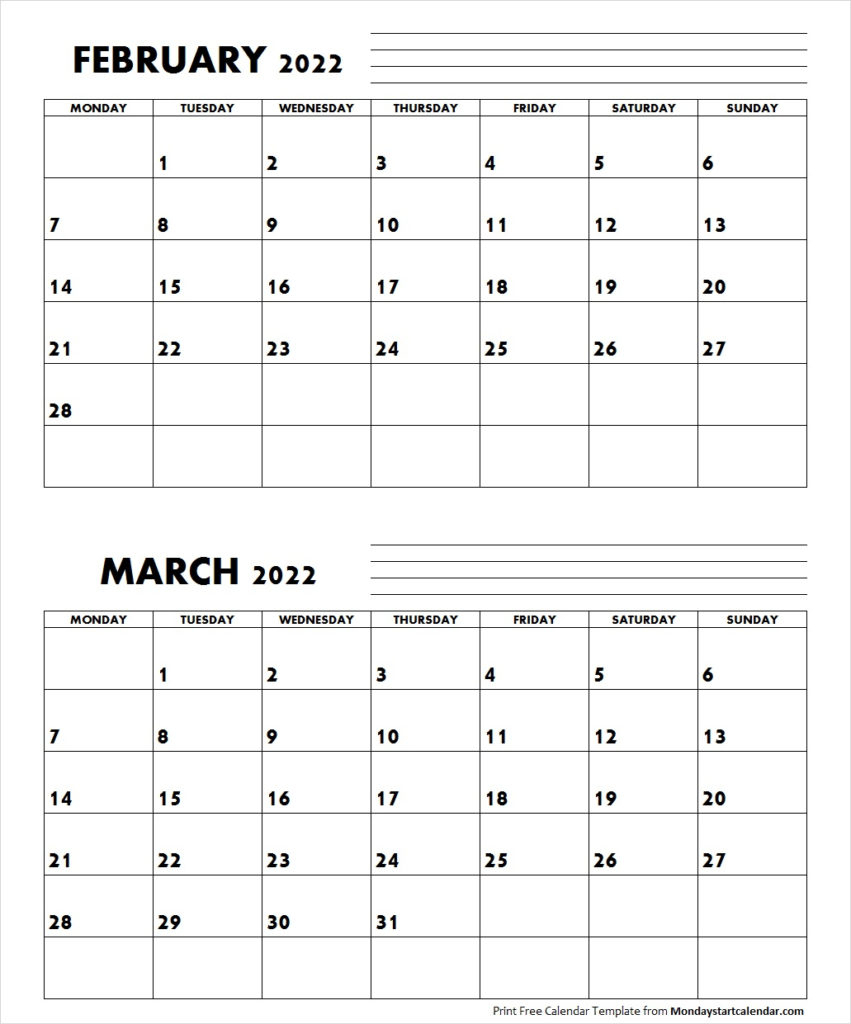 Pick Hebrew Calendar March 2022