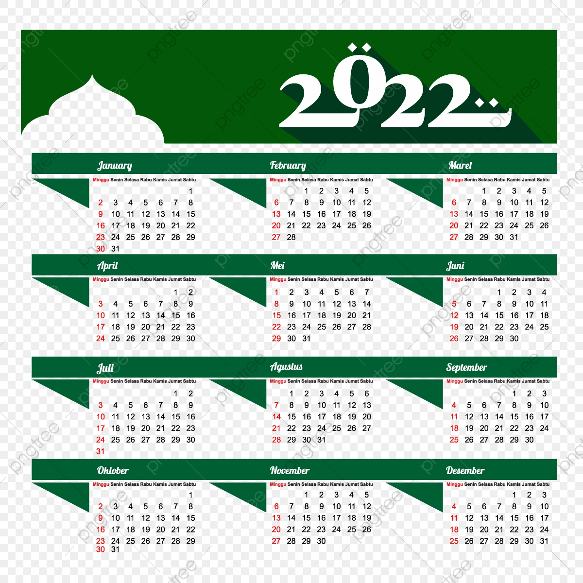 Pick Islamic Calendar 2022 May