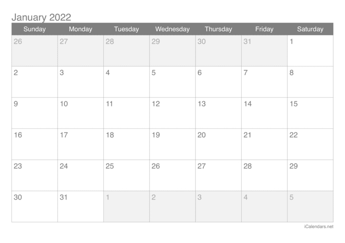 Pick January 13 2022 Calendar