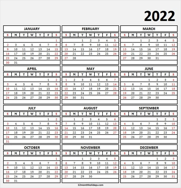 Pick January 2022 Calendar Of Events