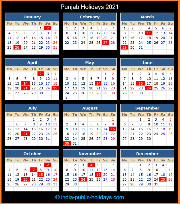 Pick January 2022 Calendar Rajasthan Government