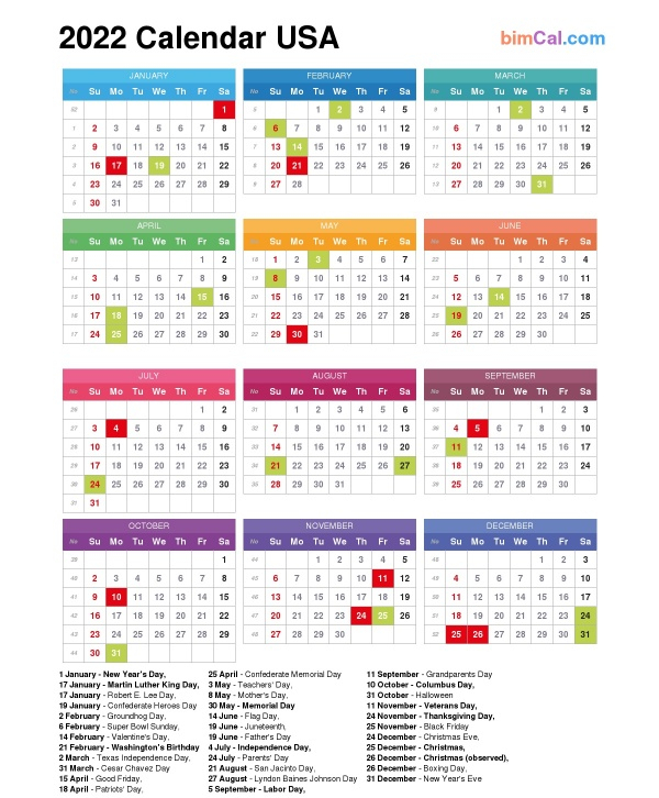Pick January 9 2022 Calendar