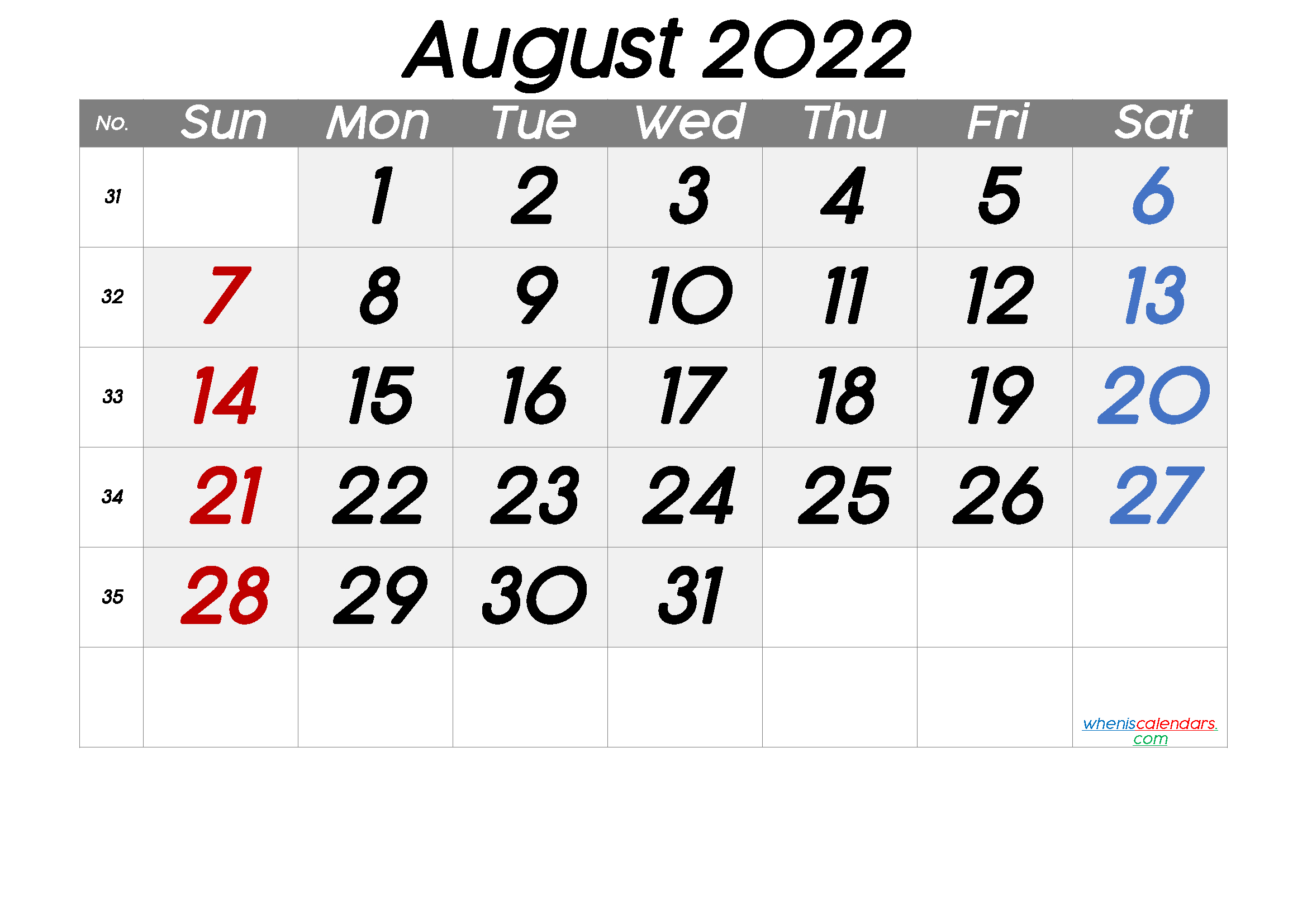 Pick July 2022 Calendar Editable