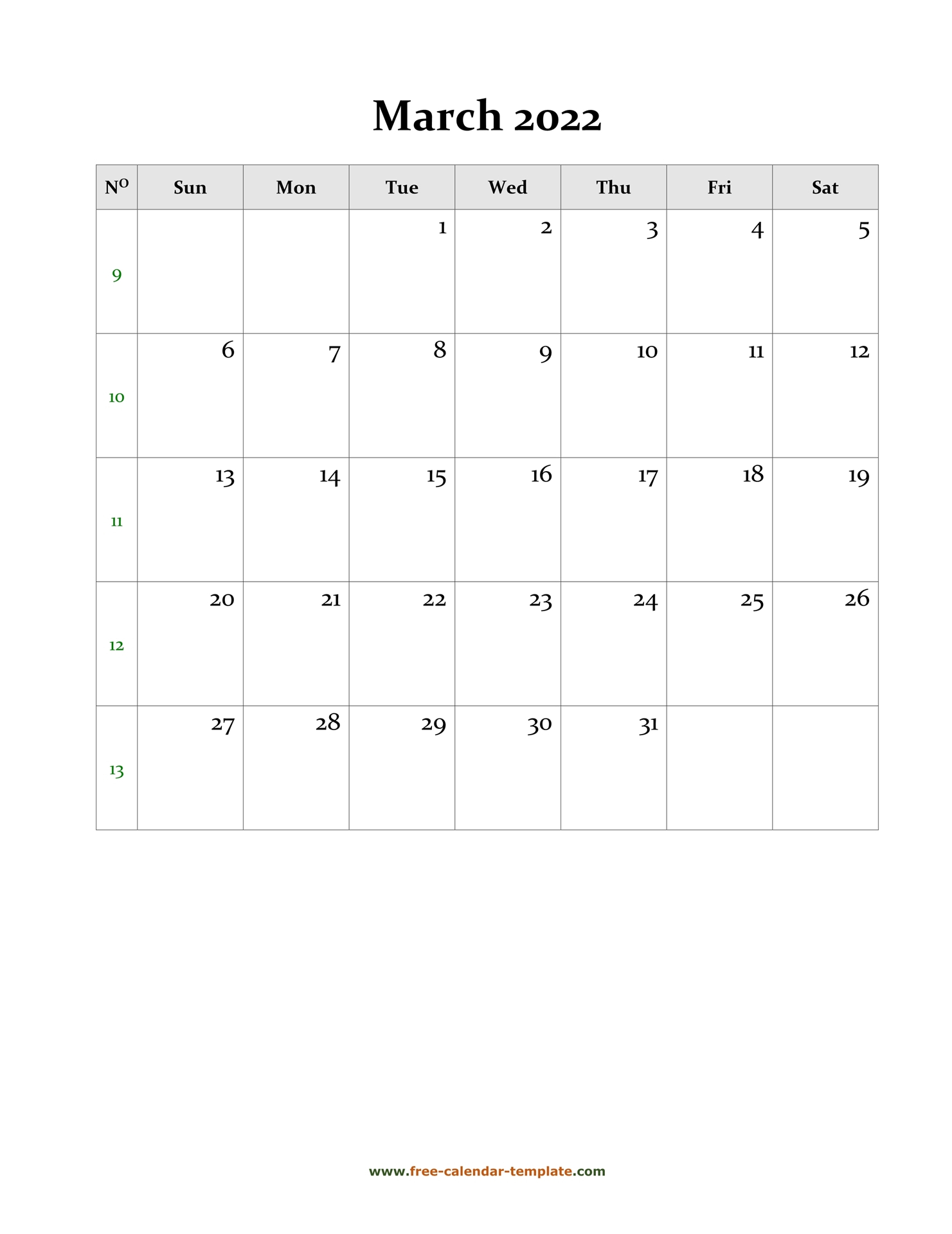 Pick March 2022 Calendar Image