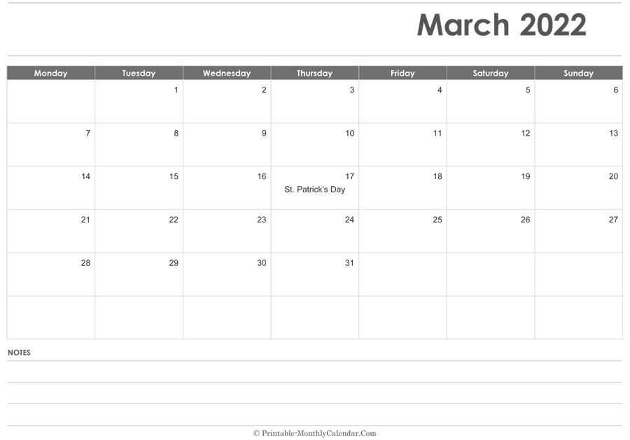 Pick March 3 2022 Calendar