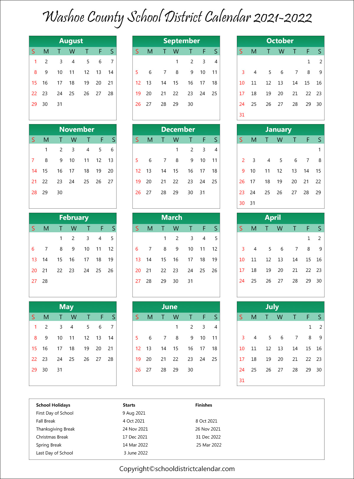 Pick March Break 2022 Calendar