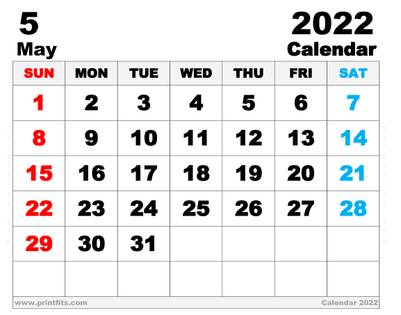 Pick May 11 2022 Calendar