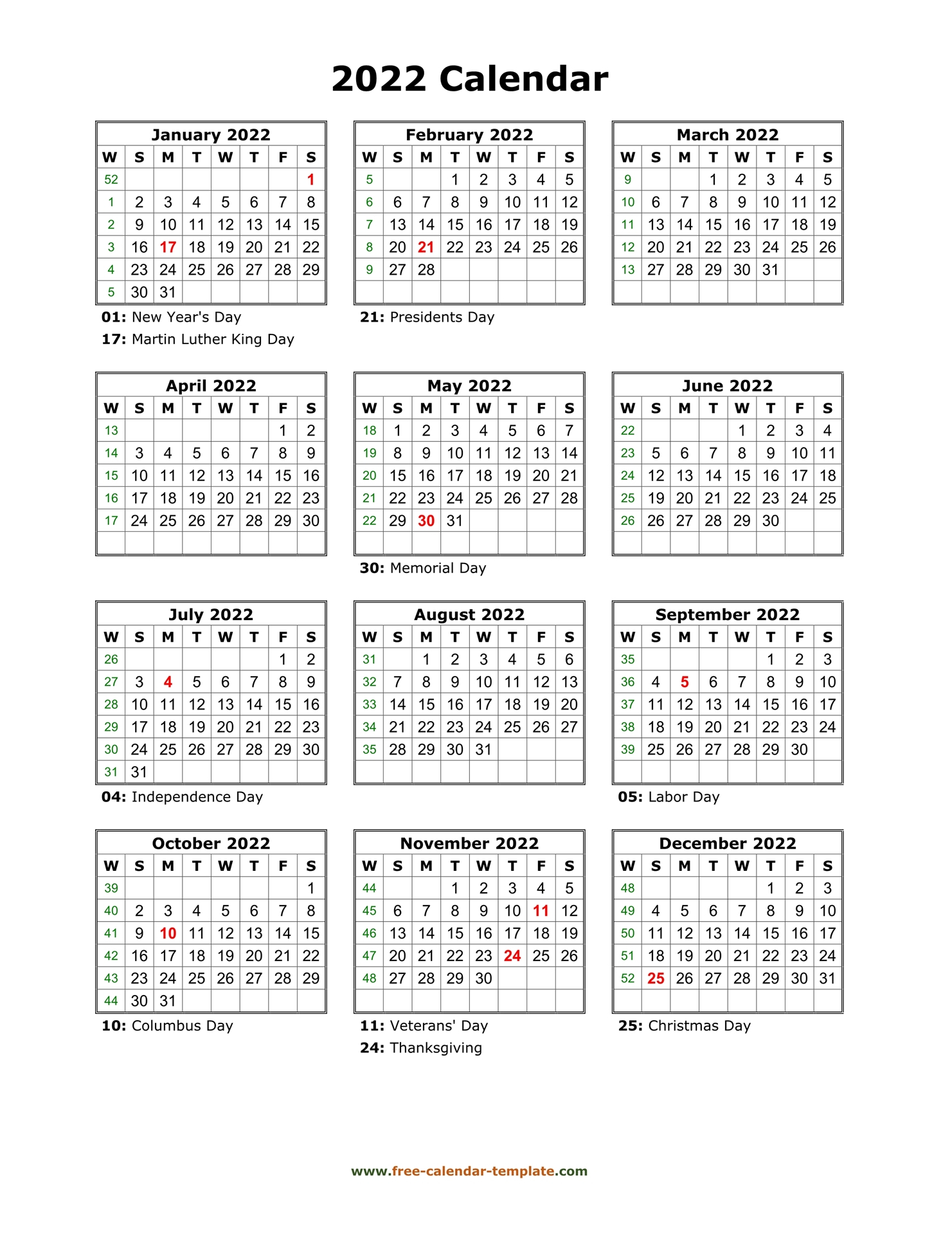 Pick May 2022 Calendar Memorial Day