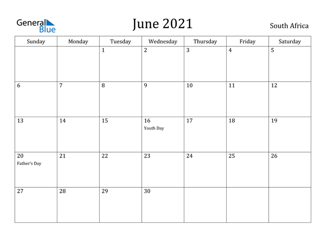 Pick May 2022 Calendar South Africa