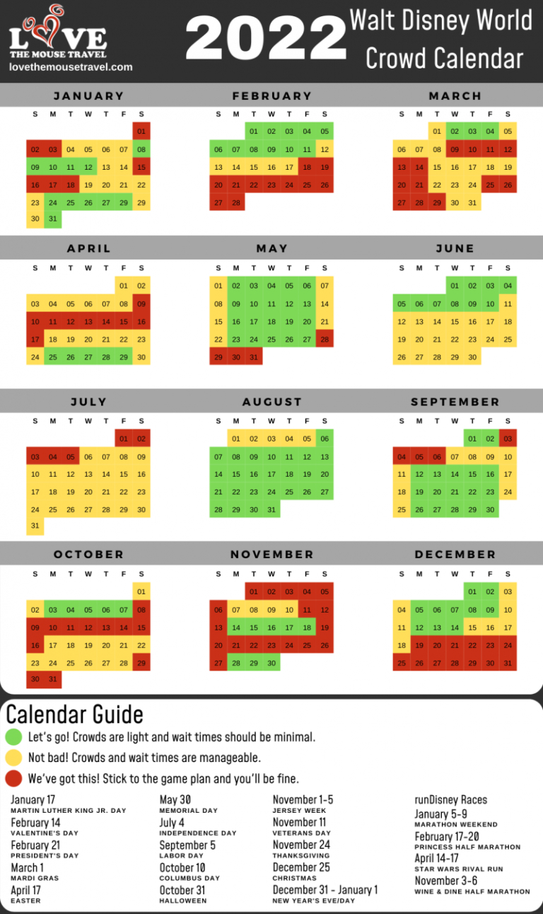 Pick May 2022 Wdw Crowd Calendar