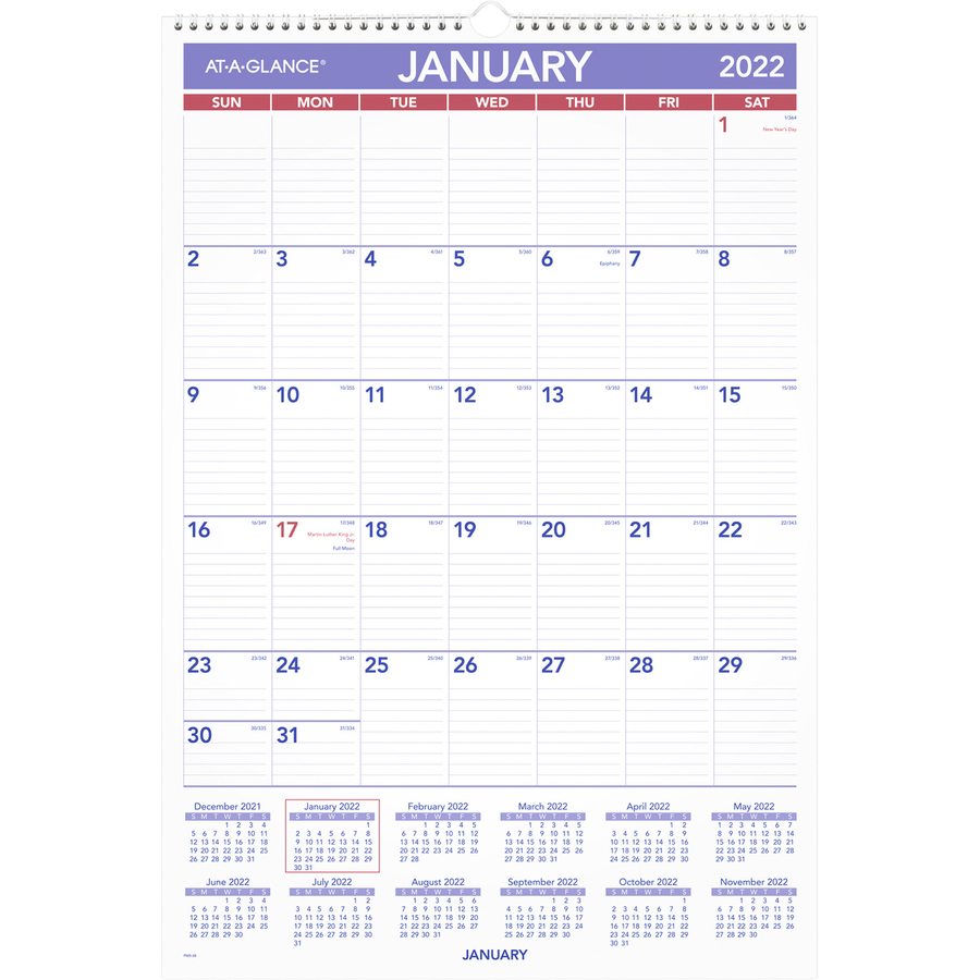 Pick Month At A Glance Calendar Free