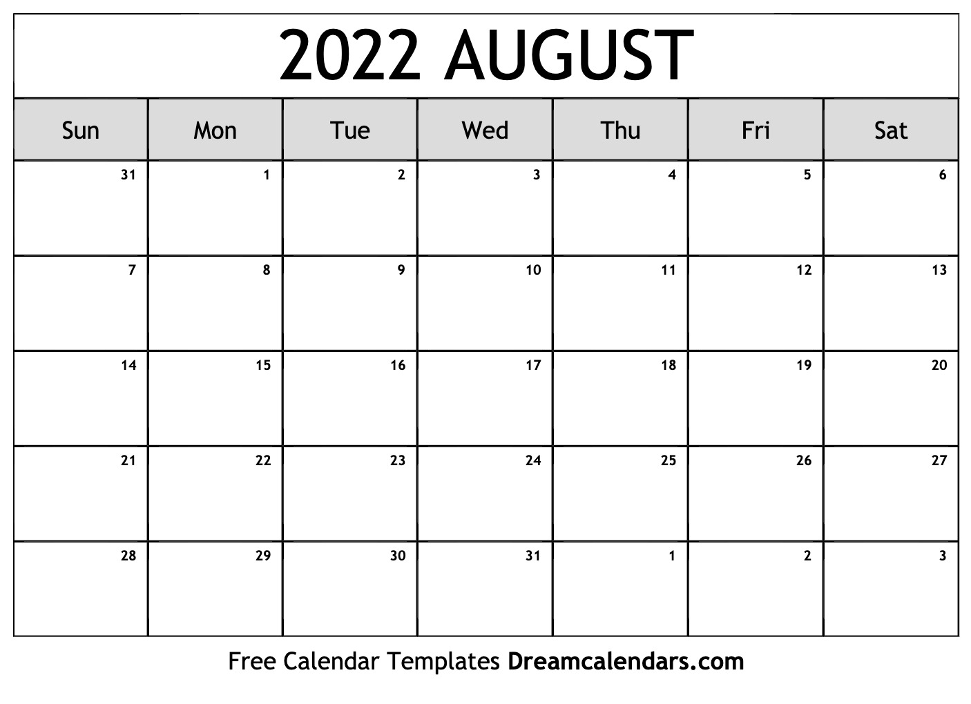 Pick Moon Calendar August 2022