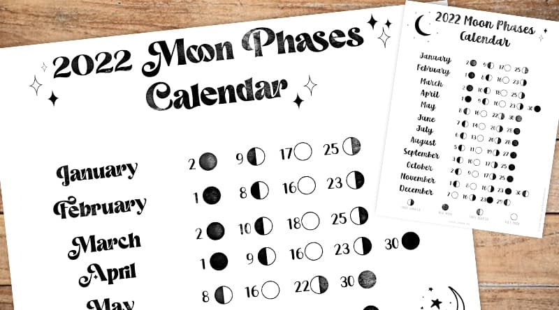 Pick Moon Calendar November 2022