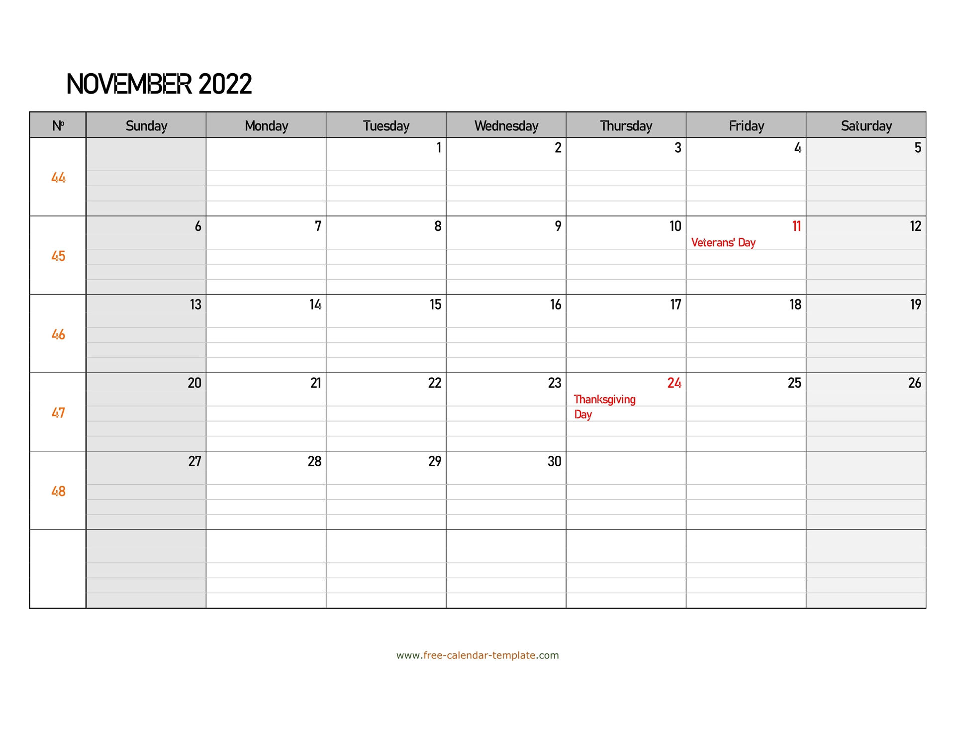 Pick November 2022 Calendar Pdf
