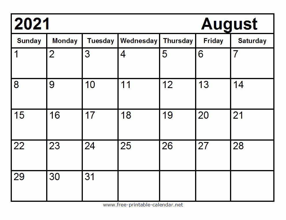 Pick Show Calendar For August 2022