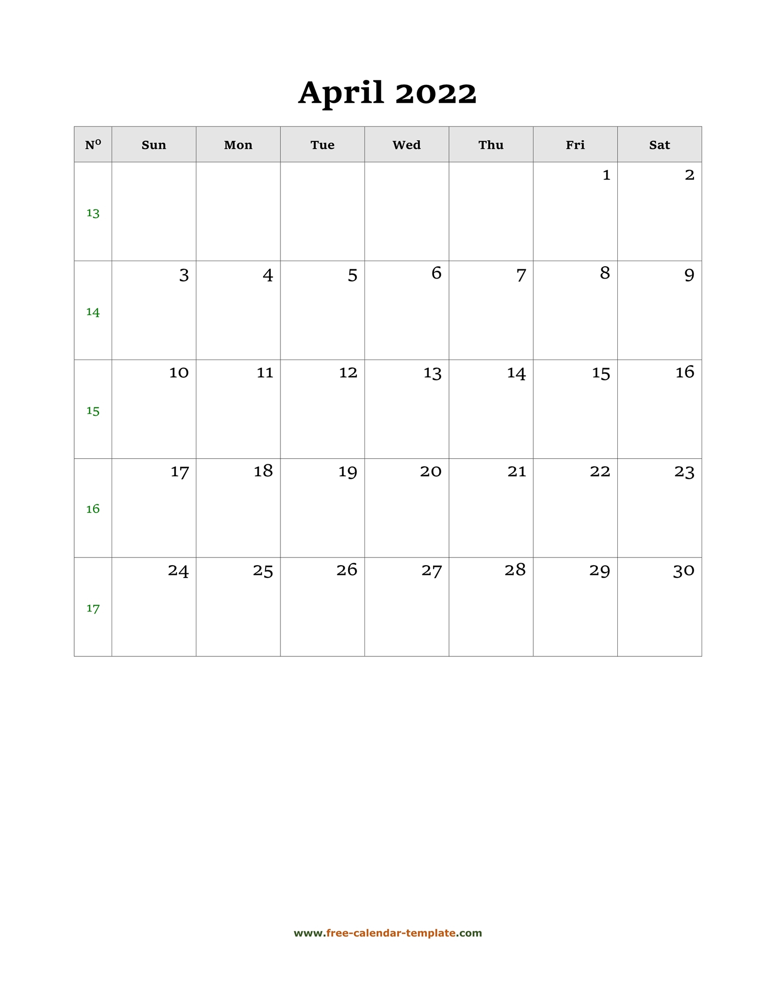 Take 2022 Calendar January To April