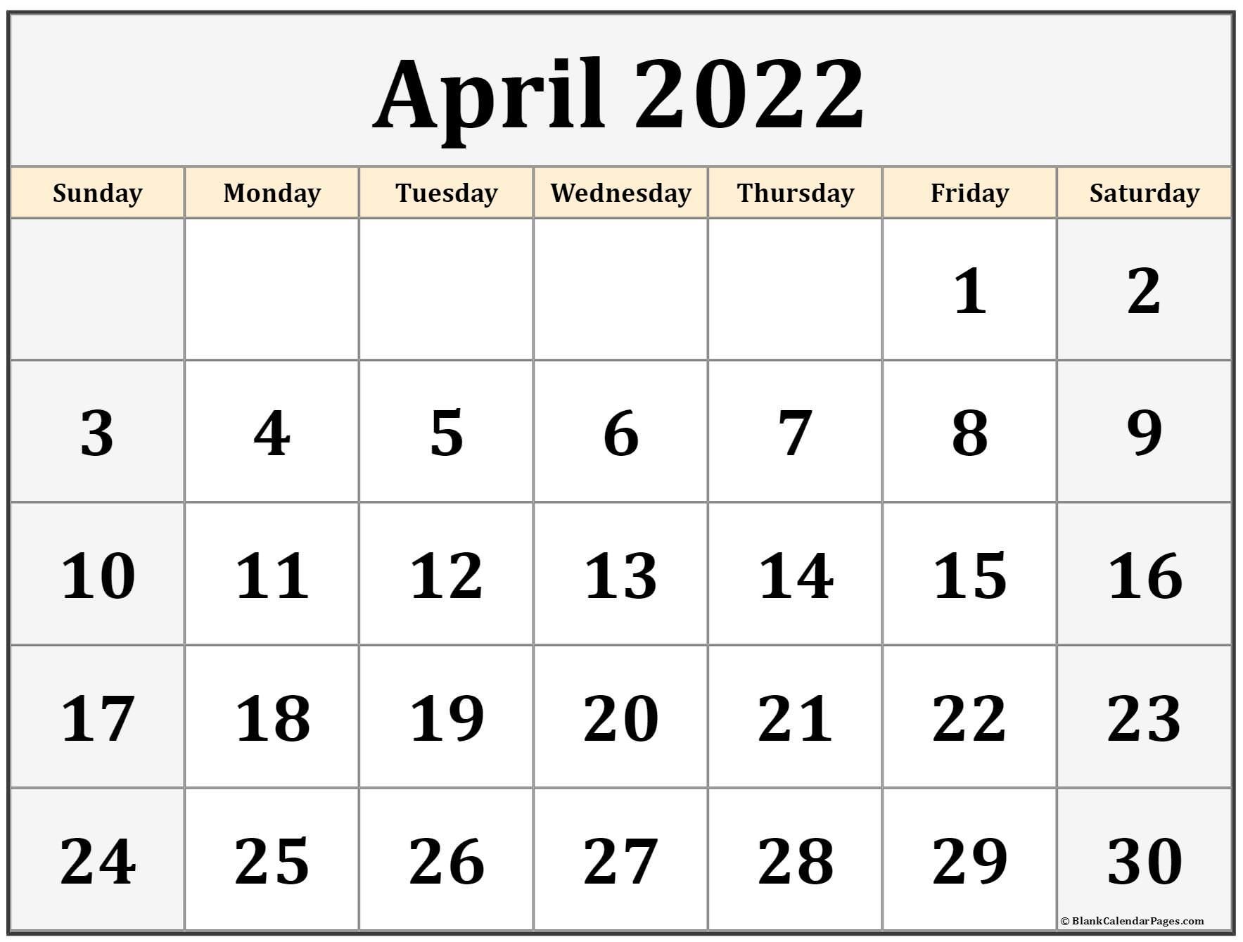 Take April 8 2022 Calendar