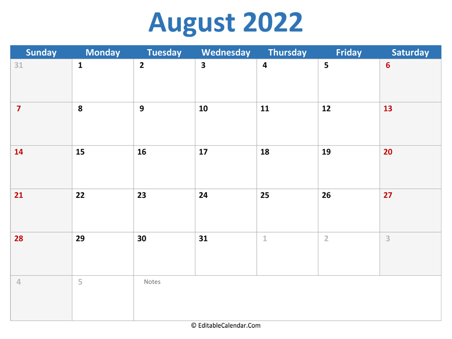 Take August 2022 Indian Calendar