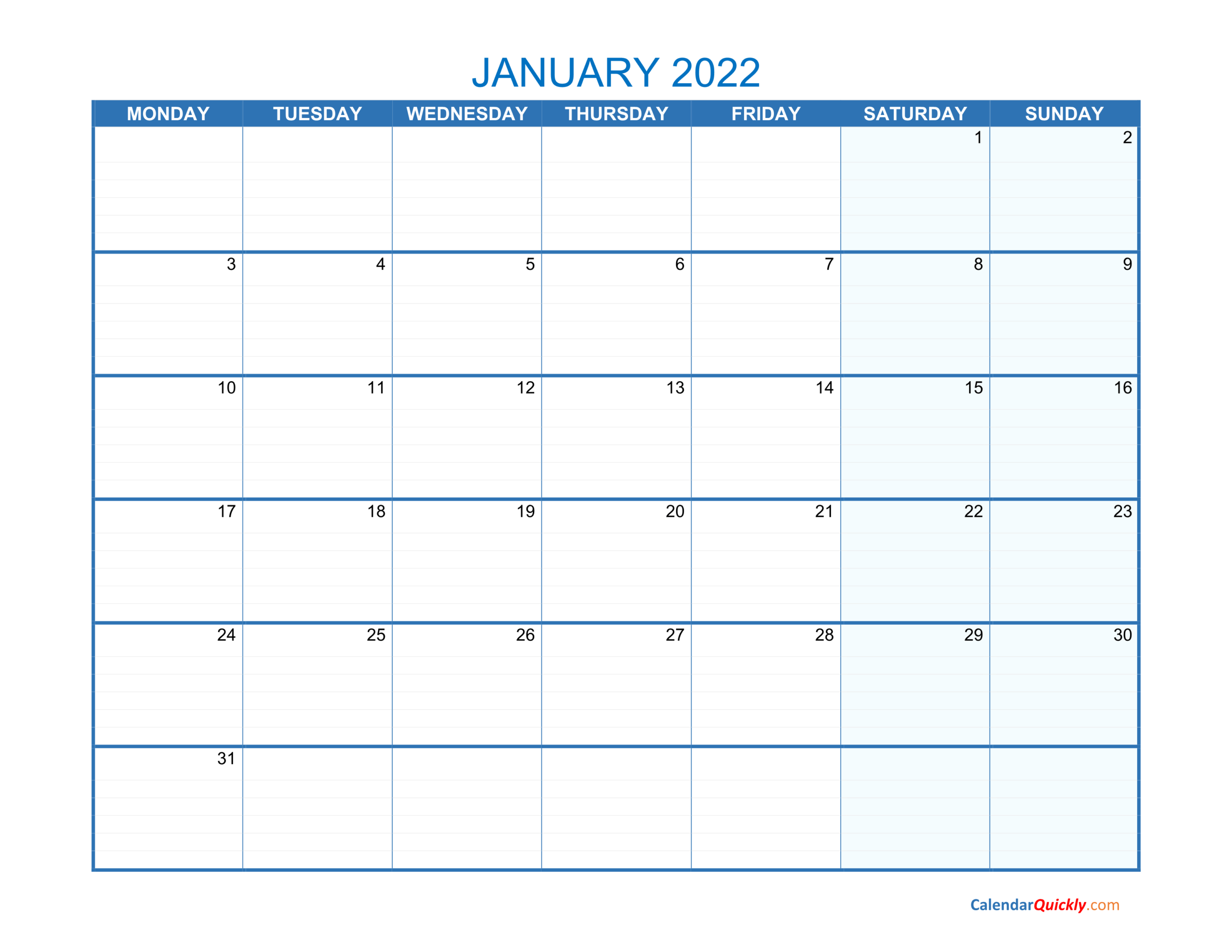 Take Blank Calendar May 2022