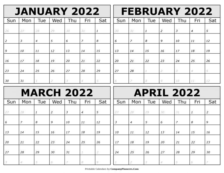 Take Calendar 2022 April Malaysia