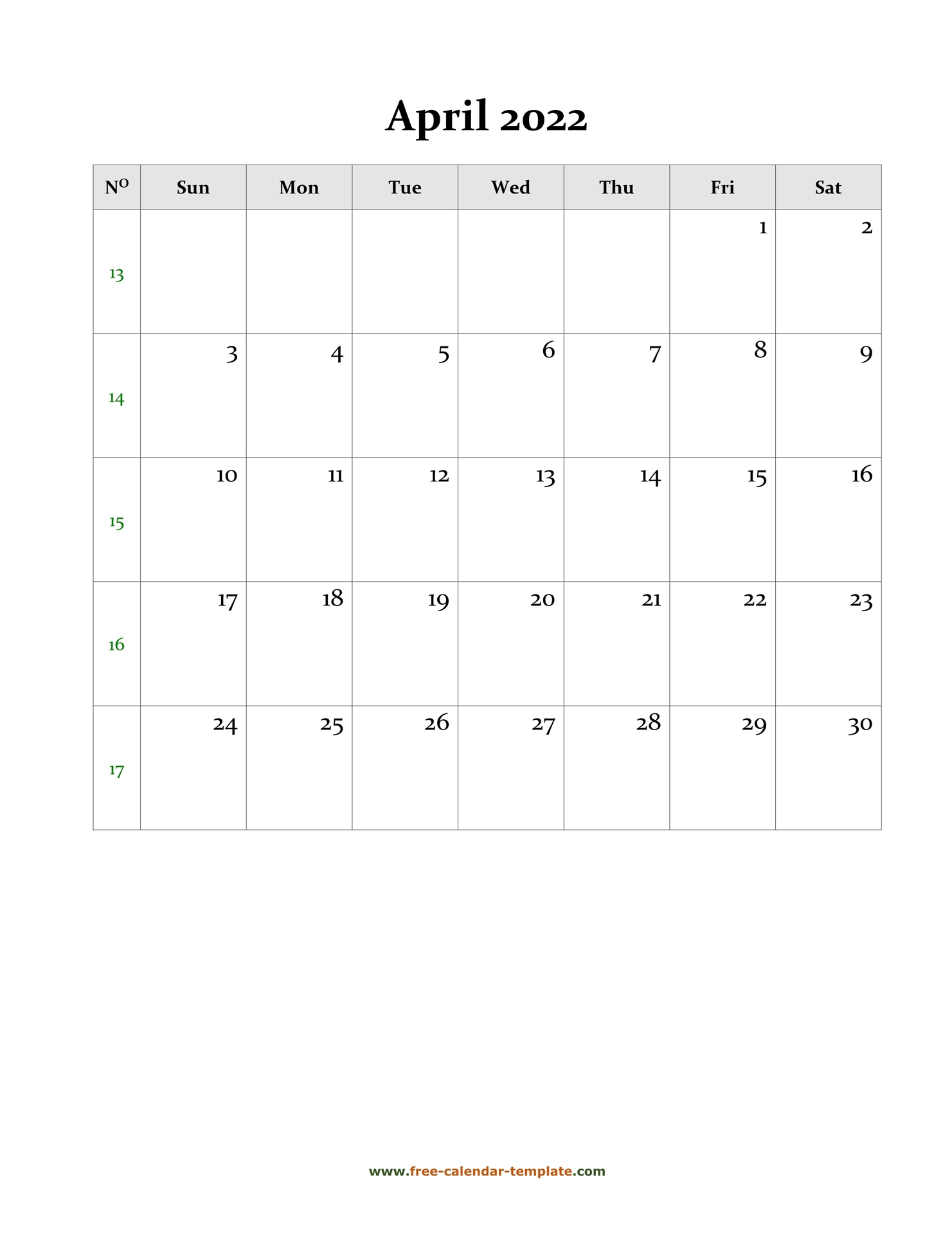 Take Calendar 2022 April May
