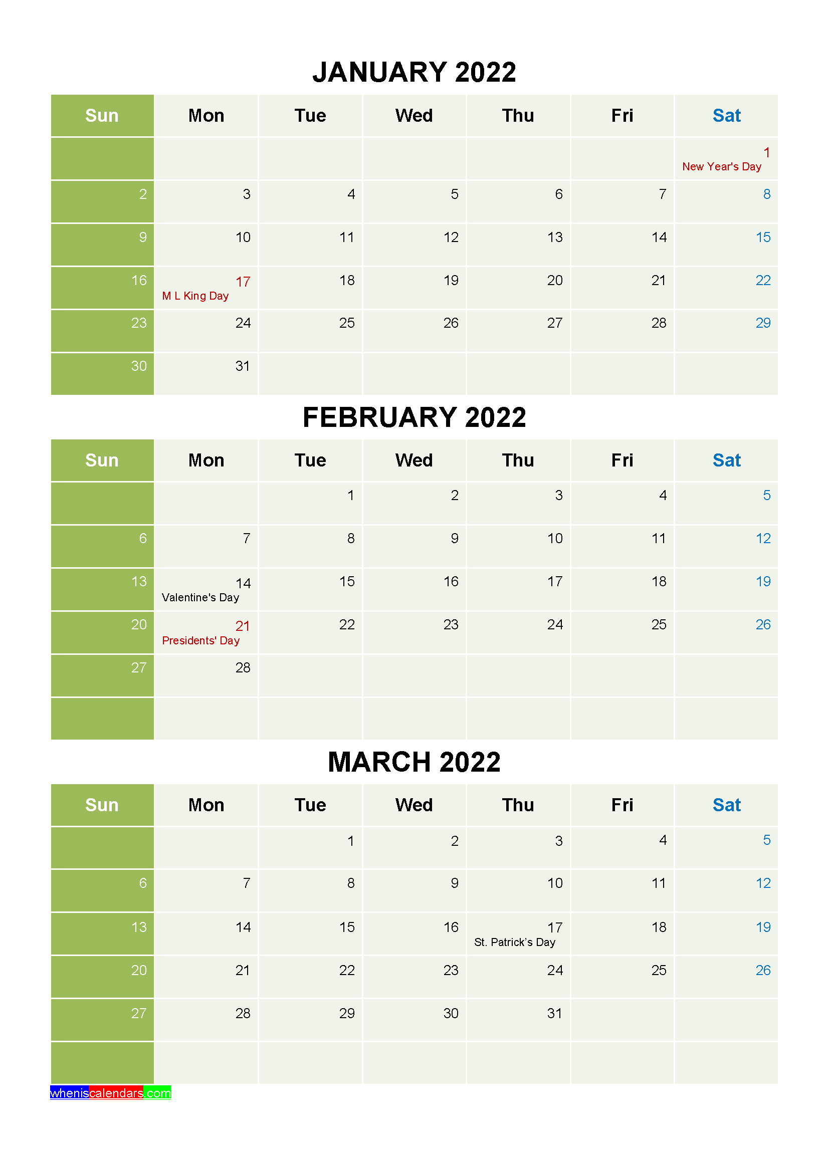 Take Calendar 2022 Hindi March