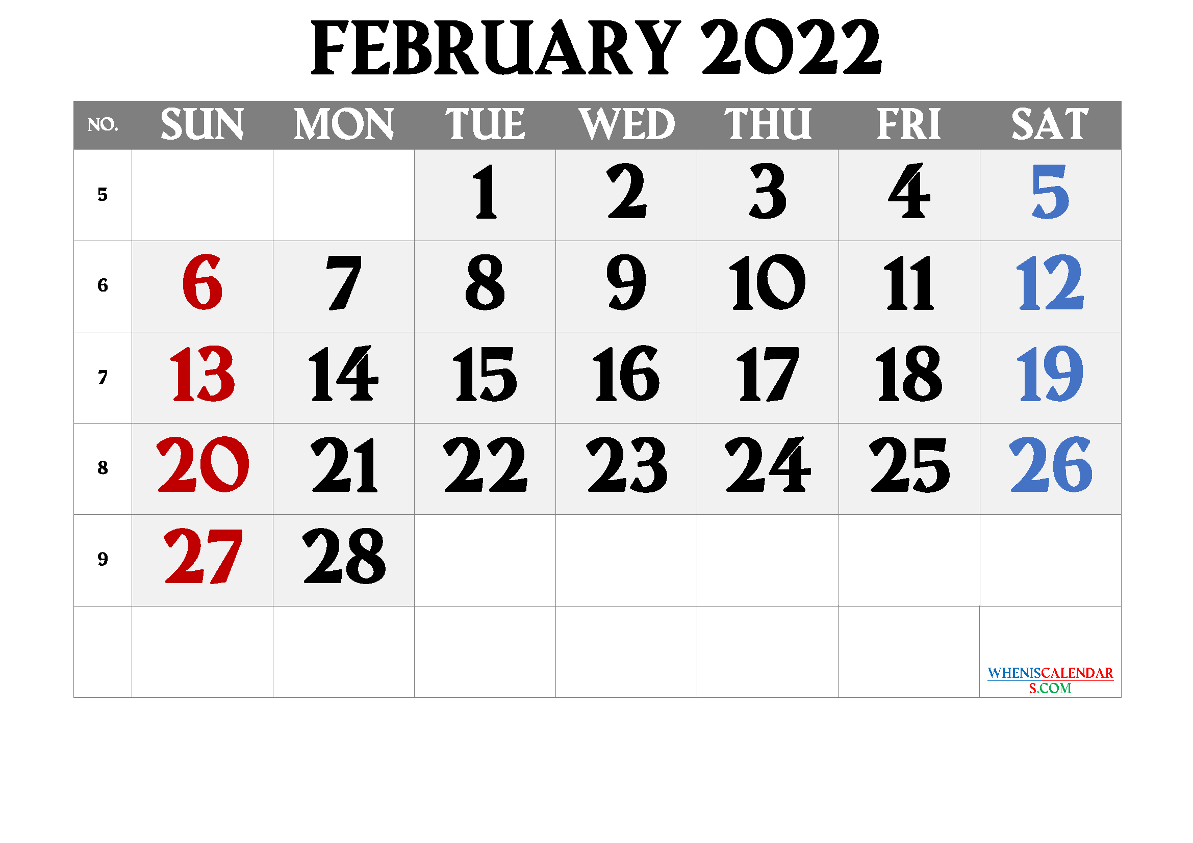 Take Calendar 2022 January February