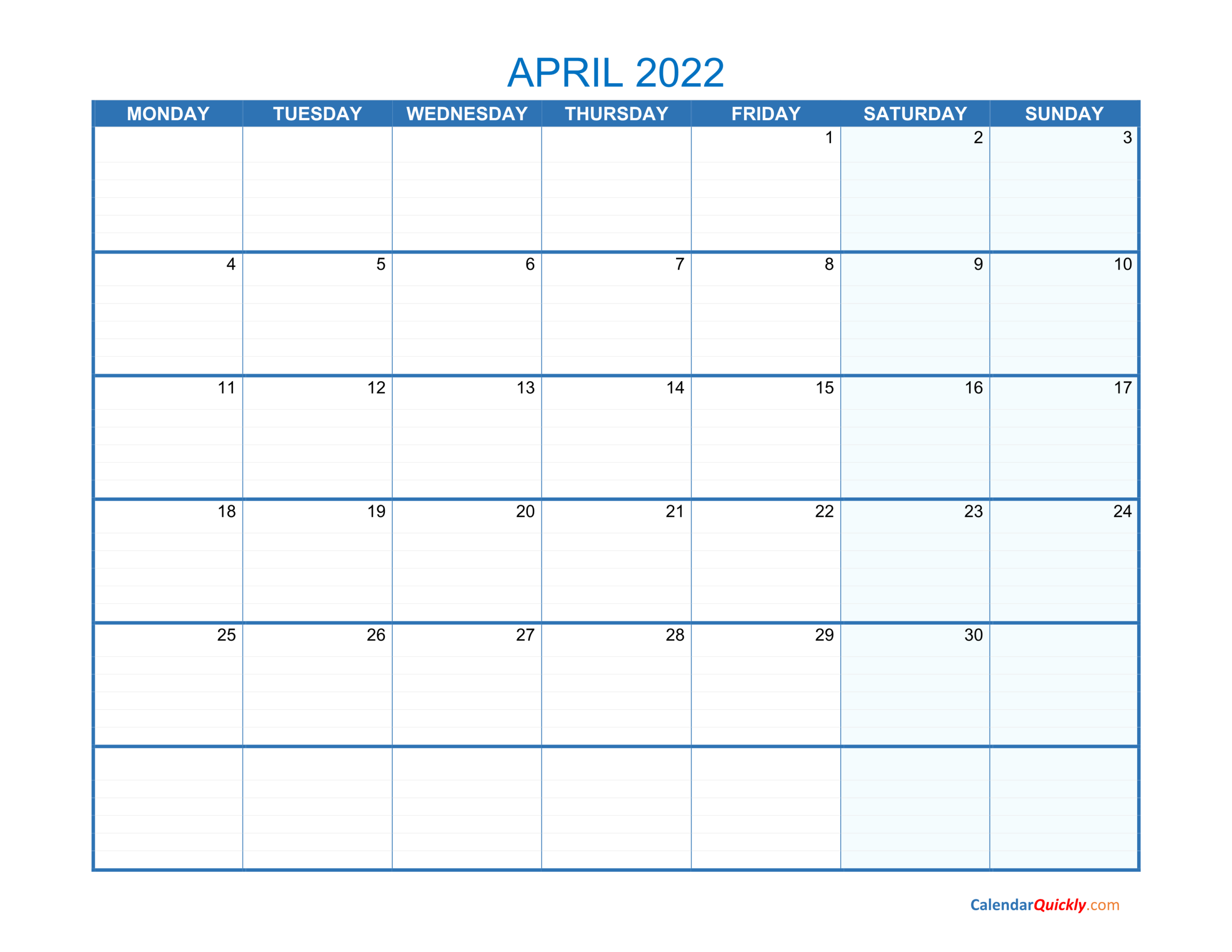Take Calendar 2022 March April May