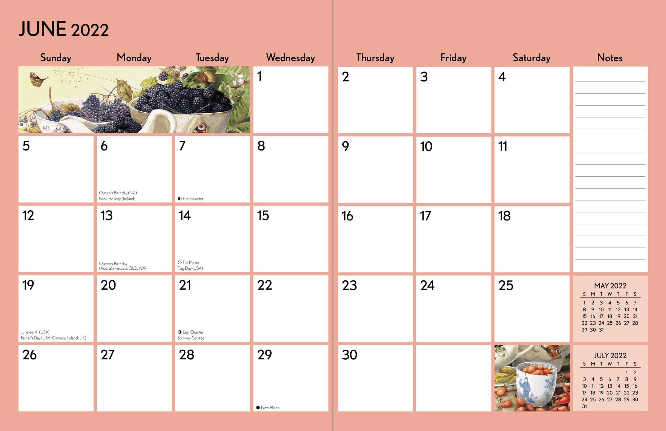 Take Calendar 2022 May Month