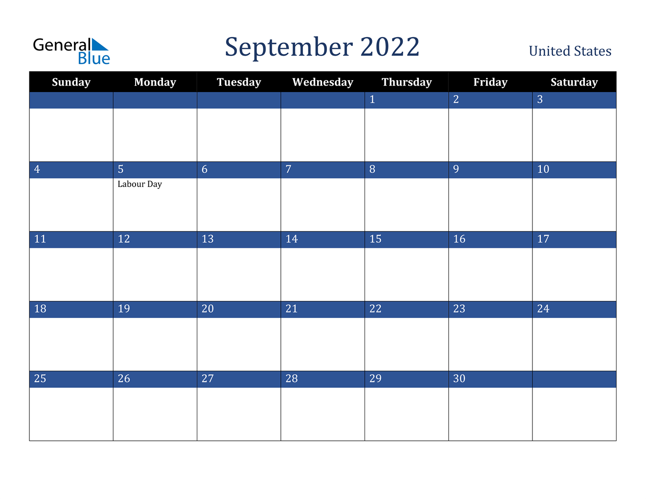 Take Calendar For Sept 2022