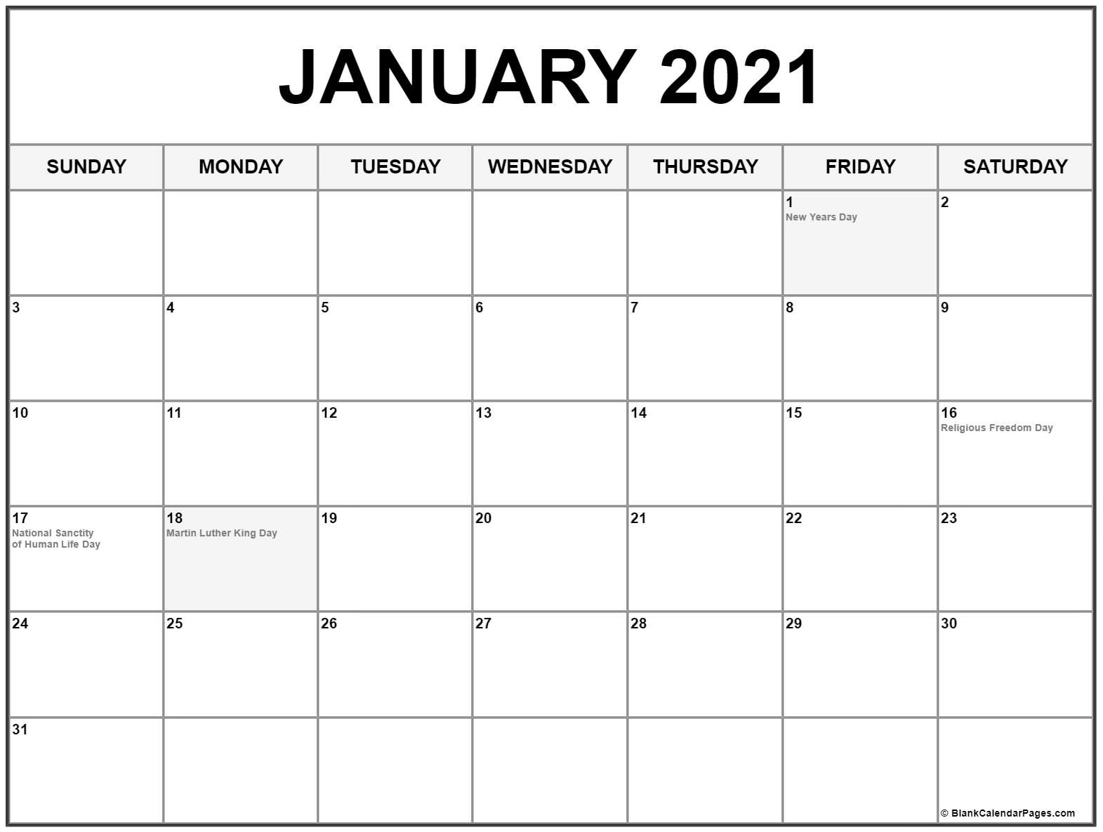 Take Calendar January 2022 Canada