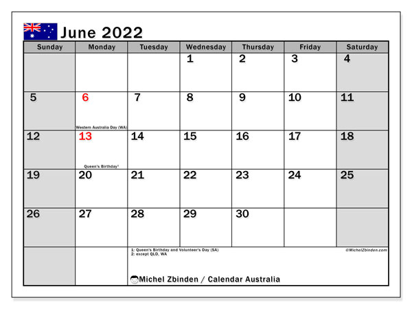 Take Calendar June 2022 Uk