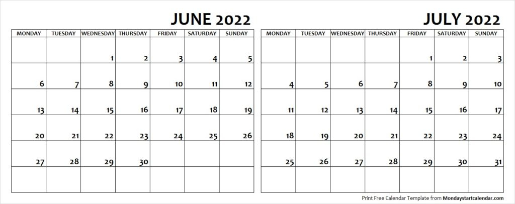 Take Calendar June 2022 Uk