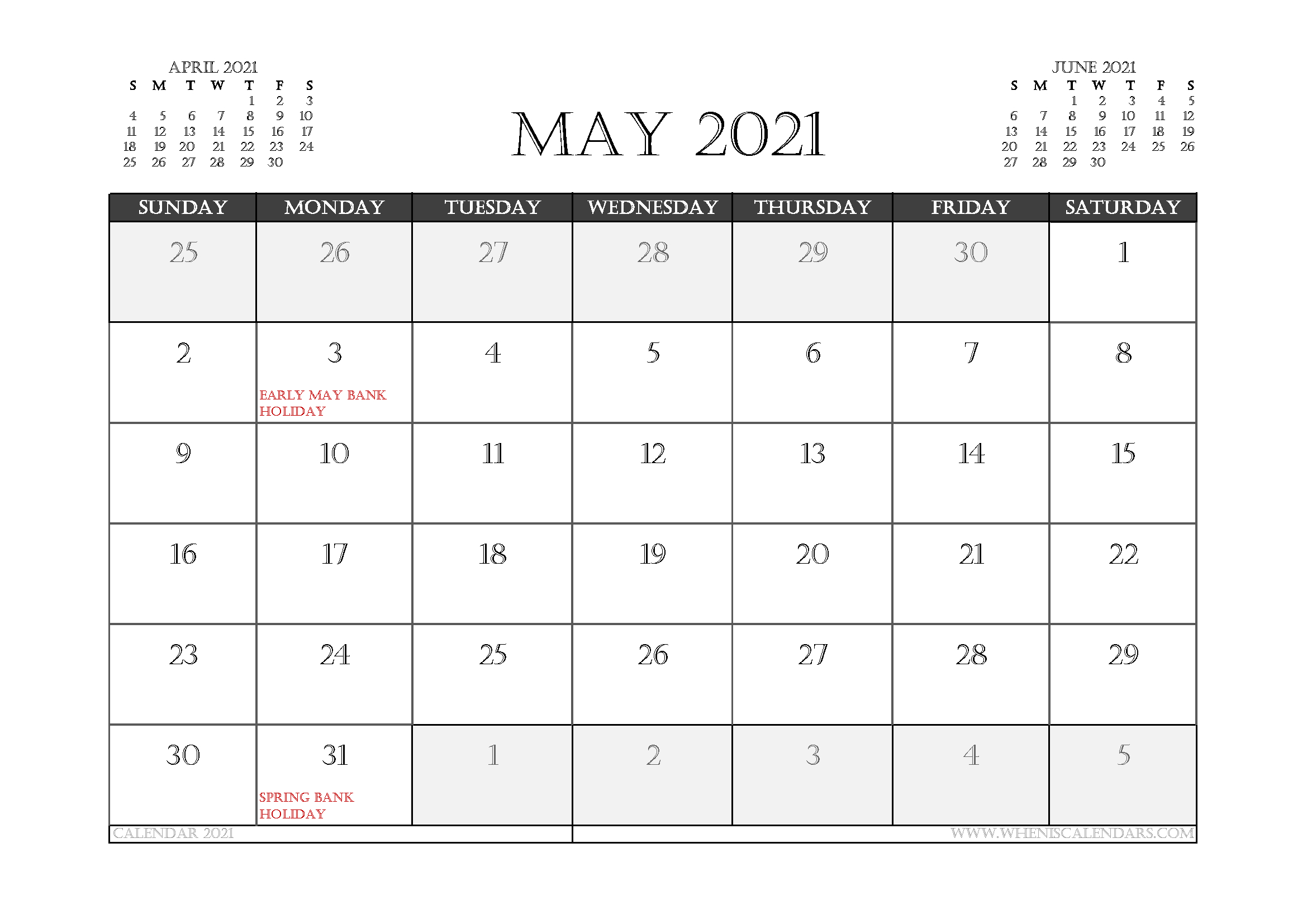 Take Calendar May 2022 Uk