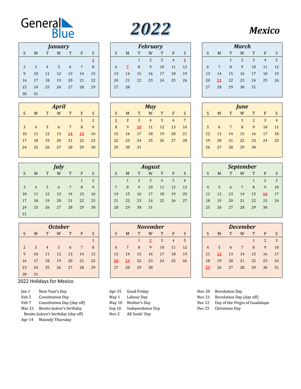 Take Congressional Calendar January 2022
