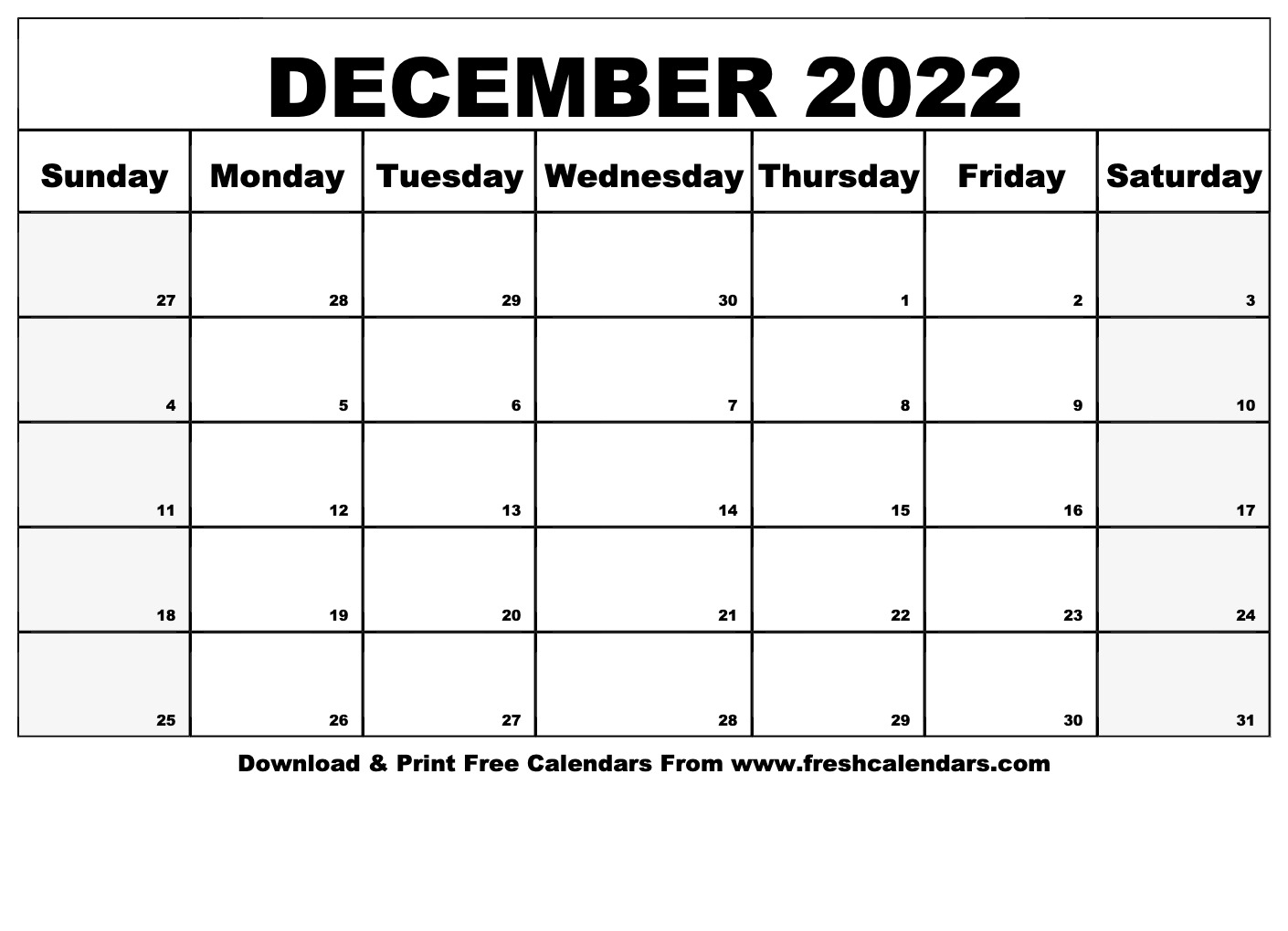 Take December 2022 Calendar Pdf