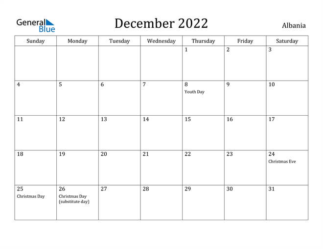 Take December 2022 Calendar With Holidays Printable