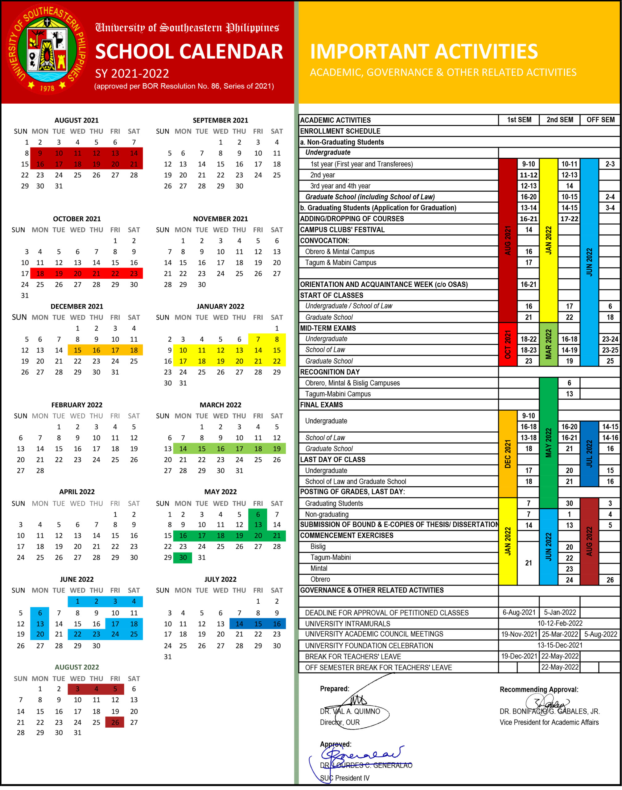 Take February 2022 Calendar Philippines