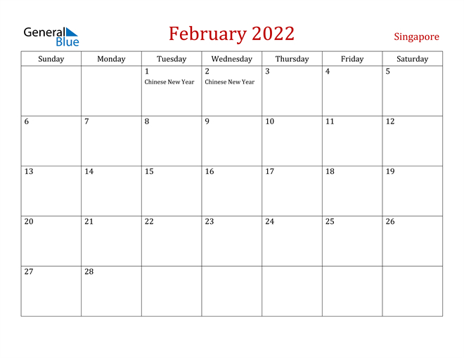 Take February 2022 Calendar Word