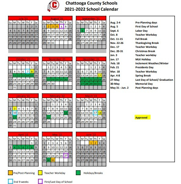 Take February 2022 School Calendar